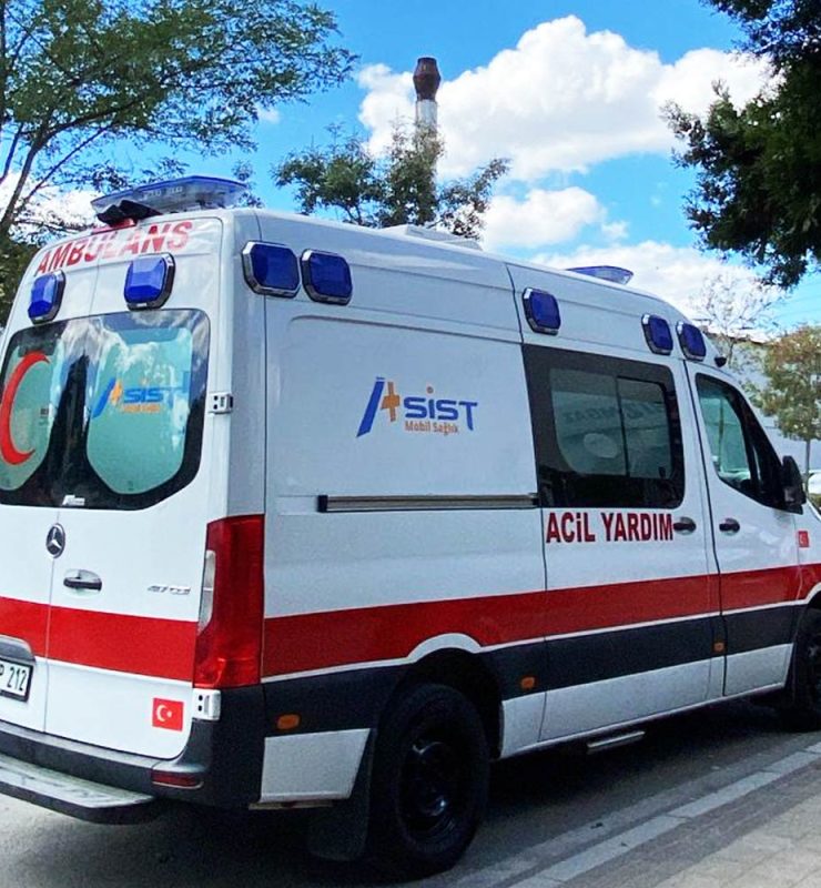 Şehirler arası ambulans uzun yol ambulansı