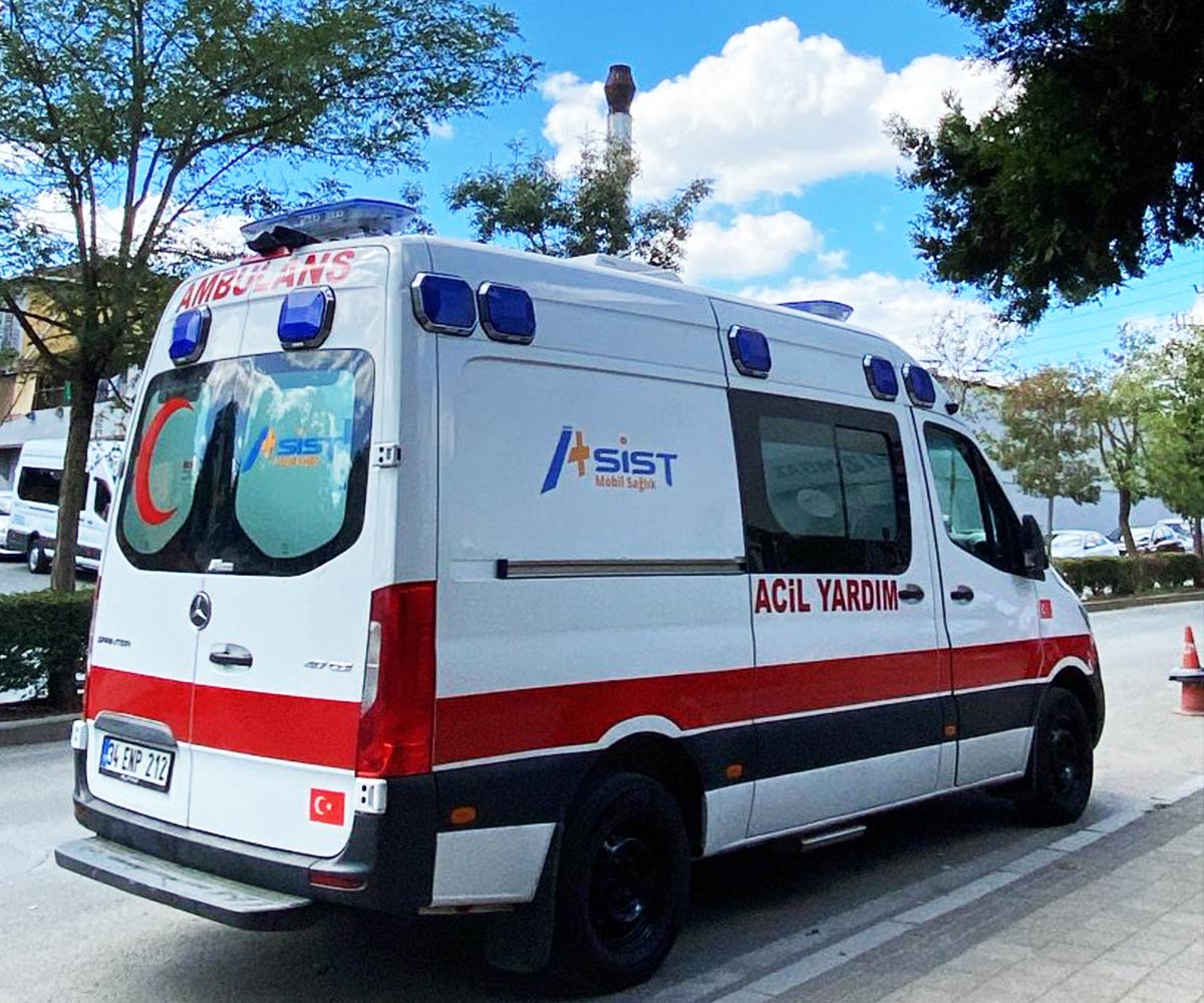 Şehirler arası ambulans uzun yol ambulansı