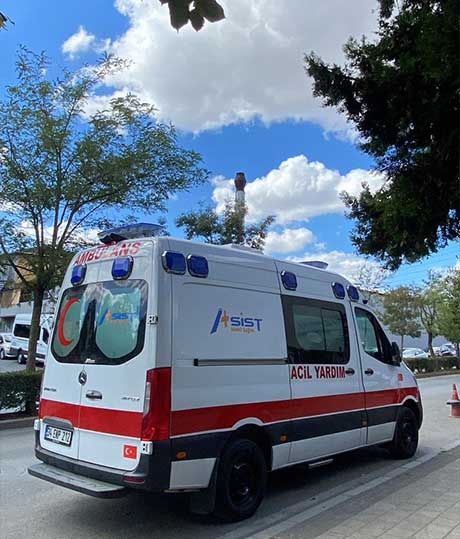 etkinliklerde özel ambulans